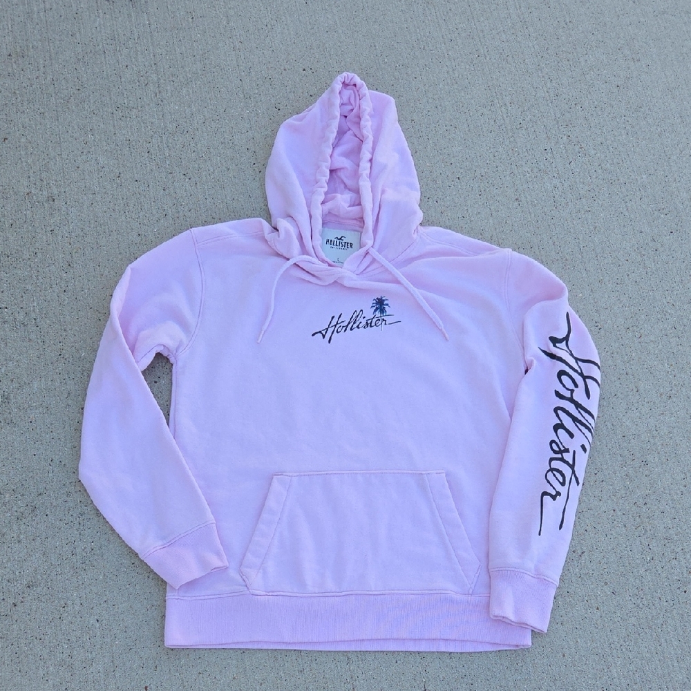 HOLLISTER Women's Size S Light Pink Hoodie Sweater